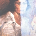 Asian woman before restoration