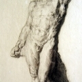 Le songe - Dessin d'après sculpture