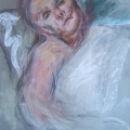 Madame Musson mourante - Pastel